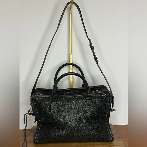 Rebecca Minkoff Pebbled Leather Moonwalking Satchel EUC - Picture 12 of 13